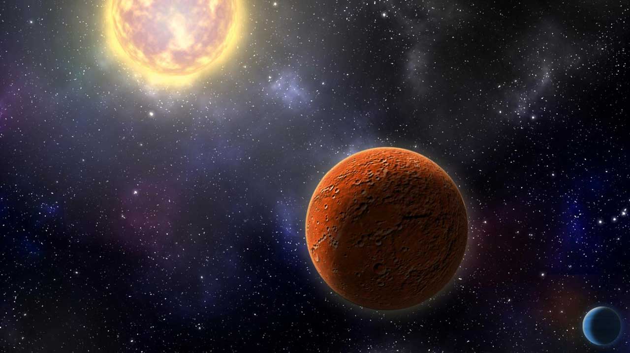 Exoplanet HD 21749c seen near its star, discovered by NASA's TESS space telescope