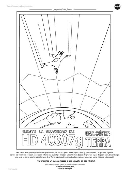 HD 40307 g Spanish Coloring Page