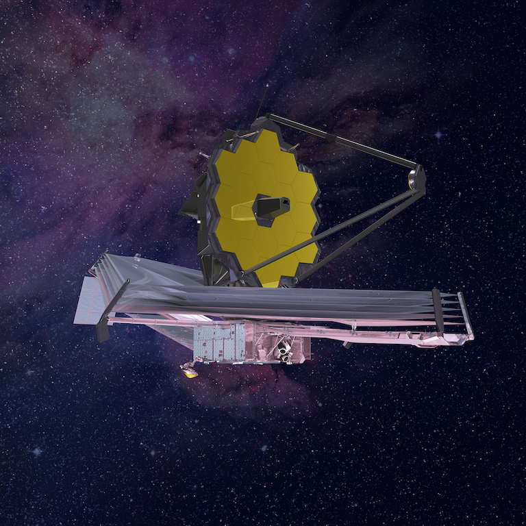 artist's concept of JWST