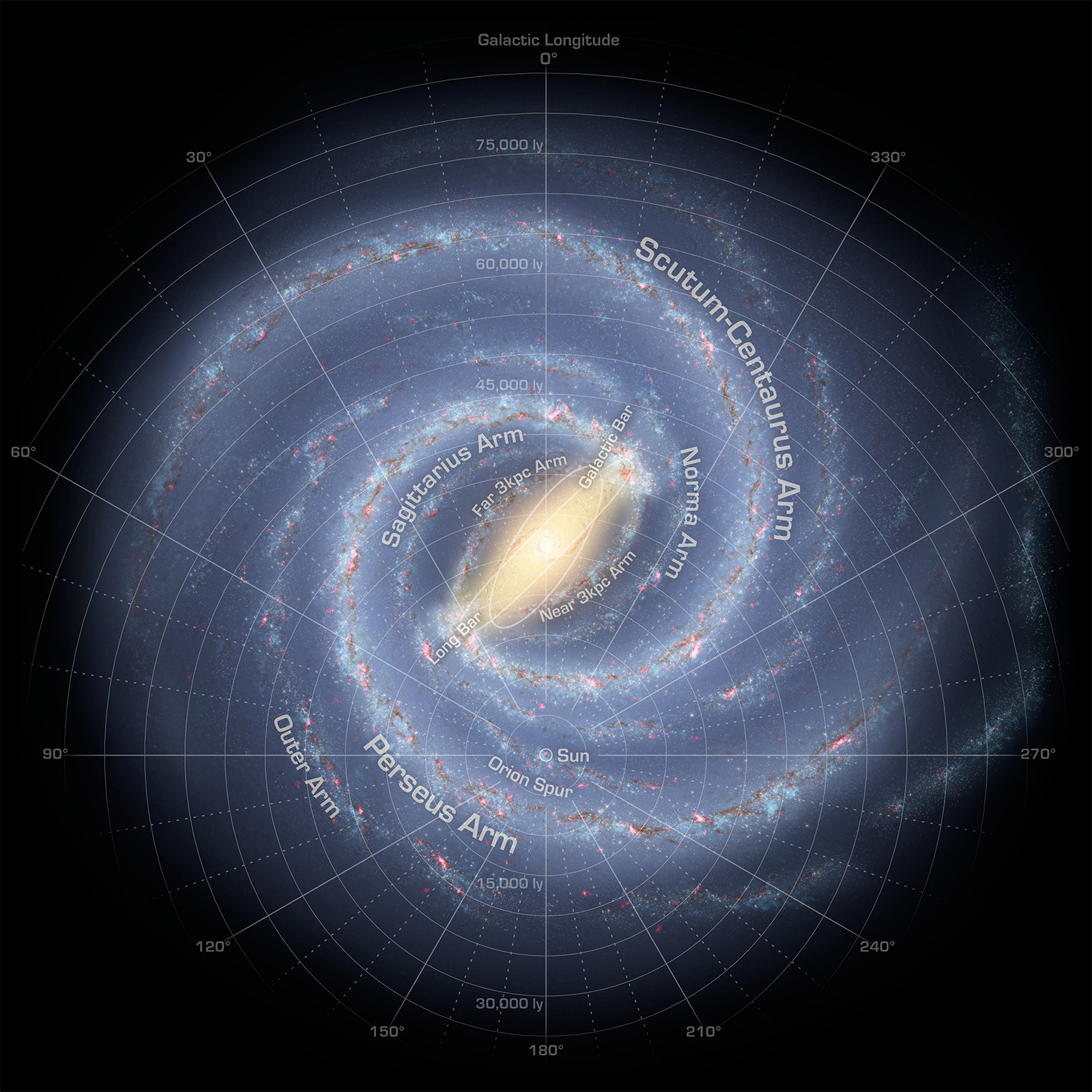 Spitzer Milky Way 1600px