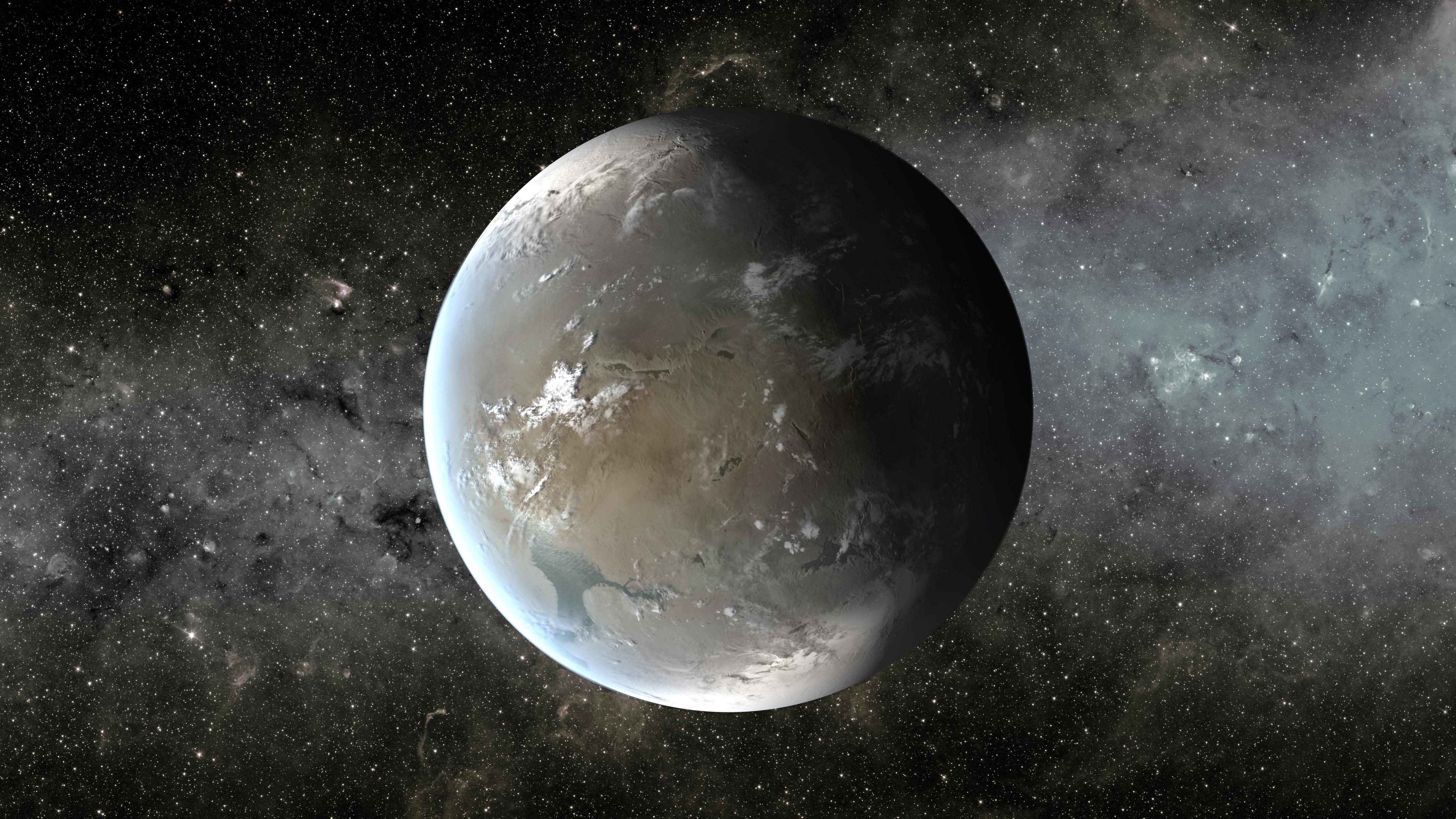 Kepler-62f, a Small Habitable Zone World (Artist Concept)