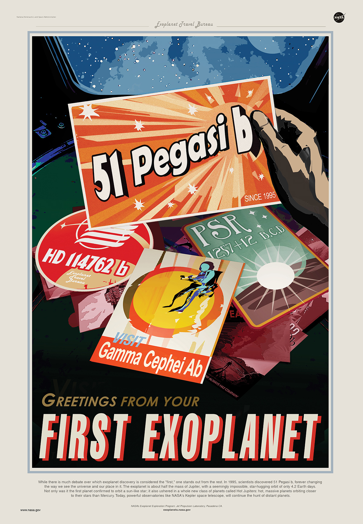 Greetings from your First Exoplanet