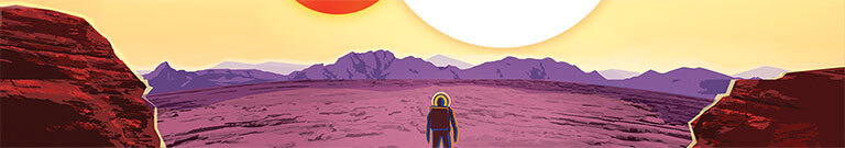 Image taken from Kepler-16b travel poster