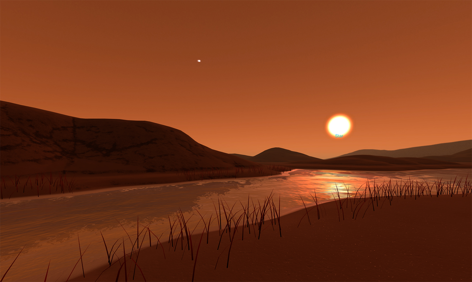 slide 1 - Illustration of the surface of Kepler-186f