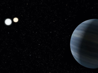 Discovery Alert: A Giant Planet and Three Eclipses