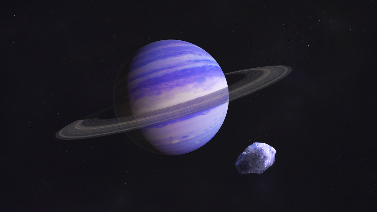 Artist's illustration of a Neptune-like exoplanet