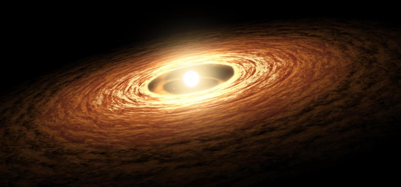 Artist's rendering of proto-planetary disk.