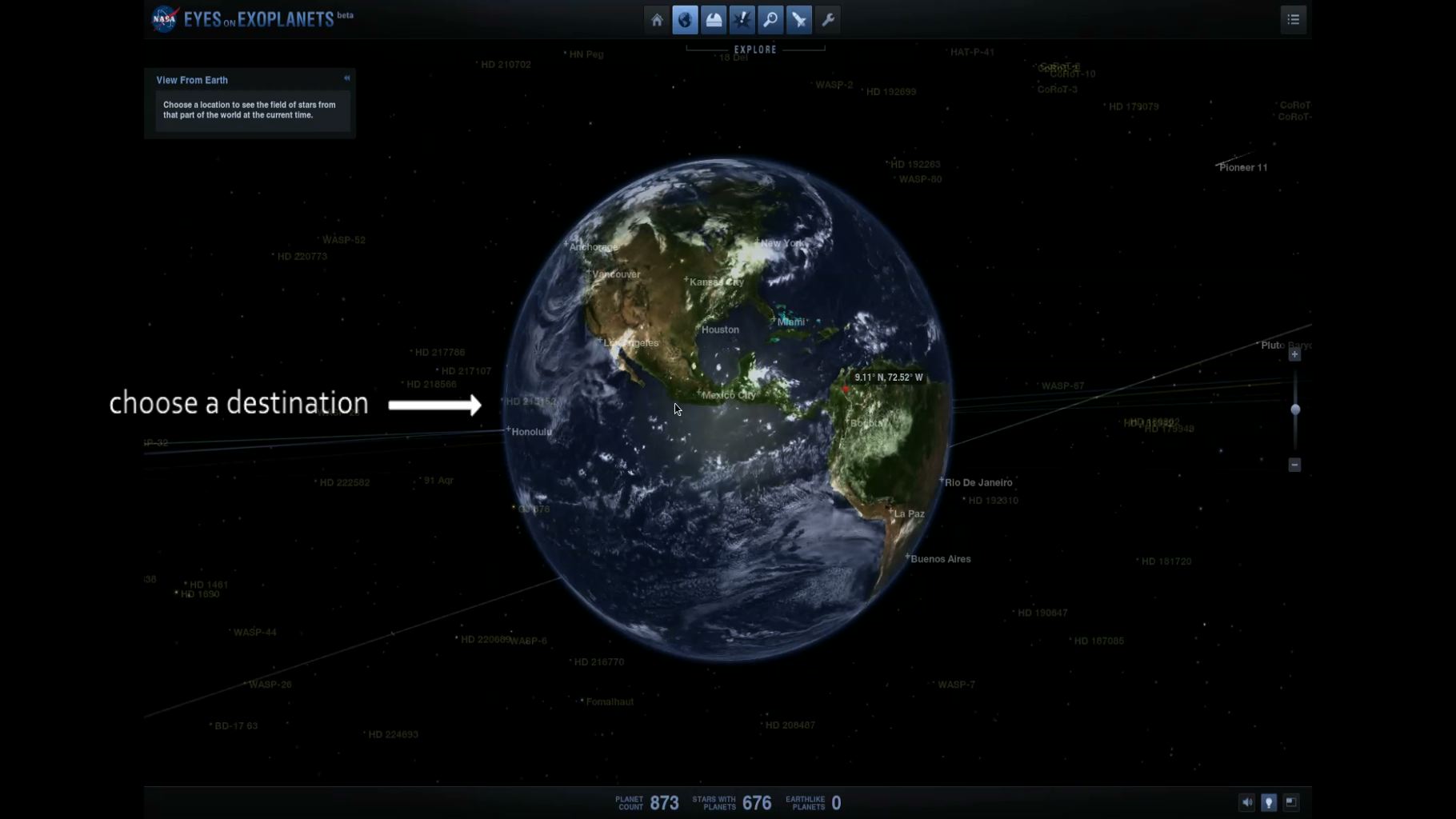 Exo Planets Outside Our Solar System