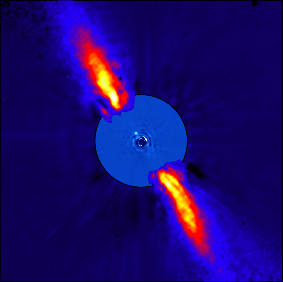 Beta Pictoris as Seen in Infrared Light